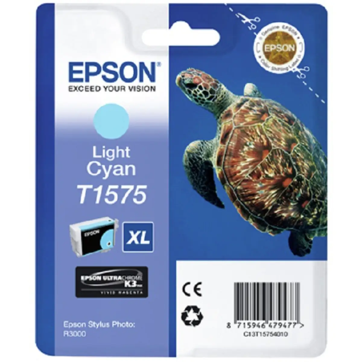 Ink Cartridge C13T15754010 bright cyan