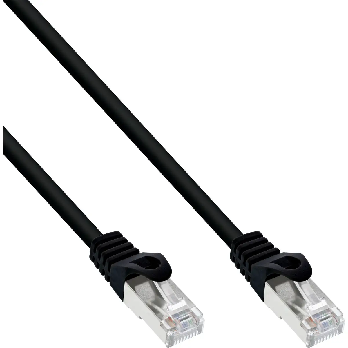 Patch Cable RJ-45 SF/UTP Cat5e Black 10 m
