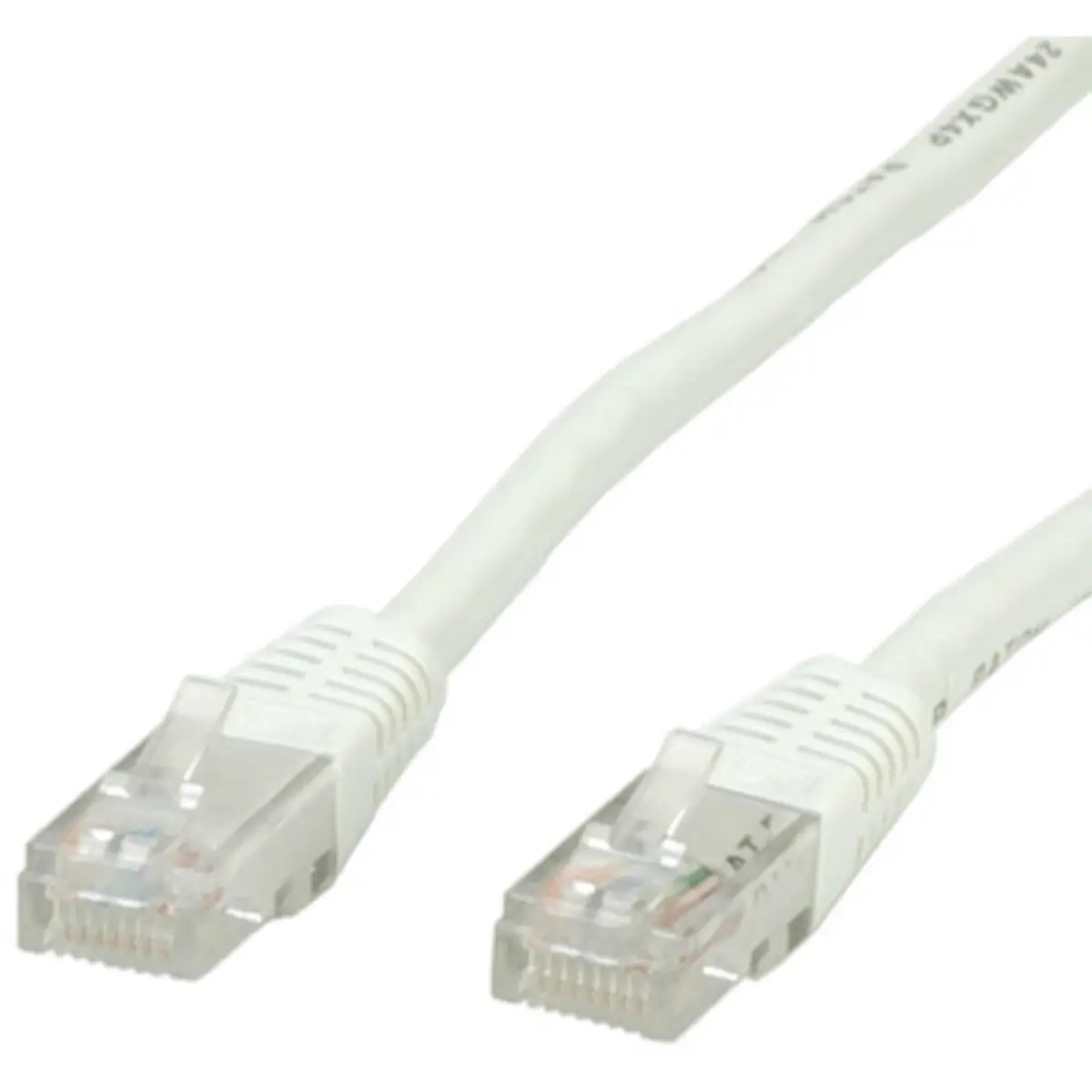Patch cable RJ-45 U/UTP Cat6 White 0,3m