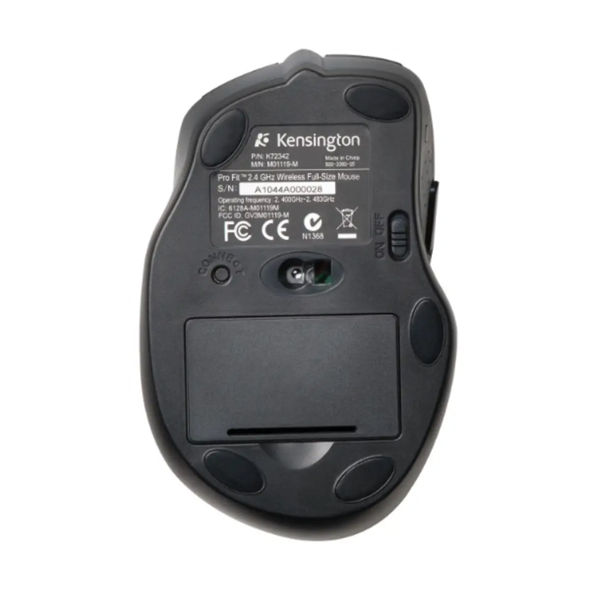 Pro Fit anthracite Mouse optical anthracite 2,4GHz USB black