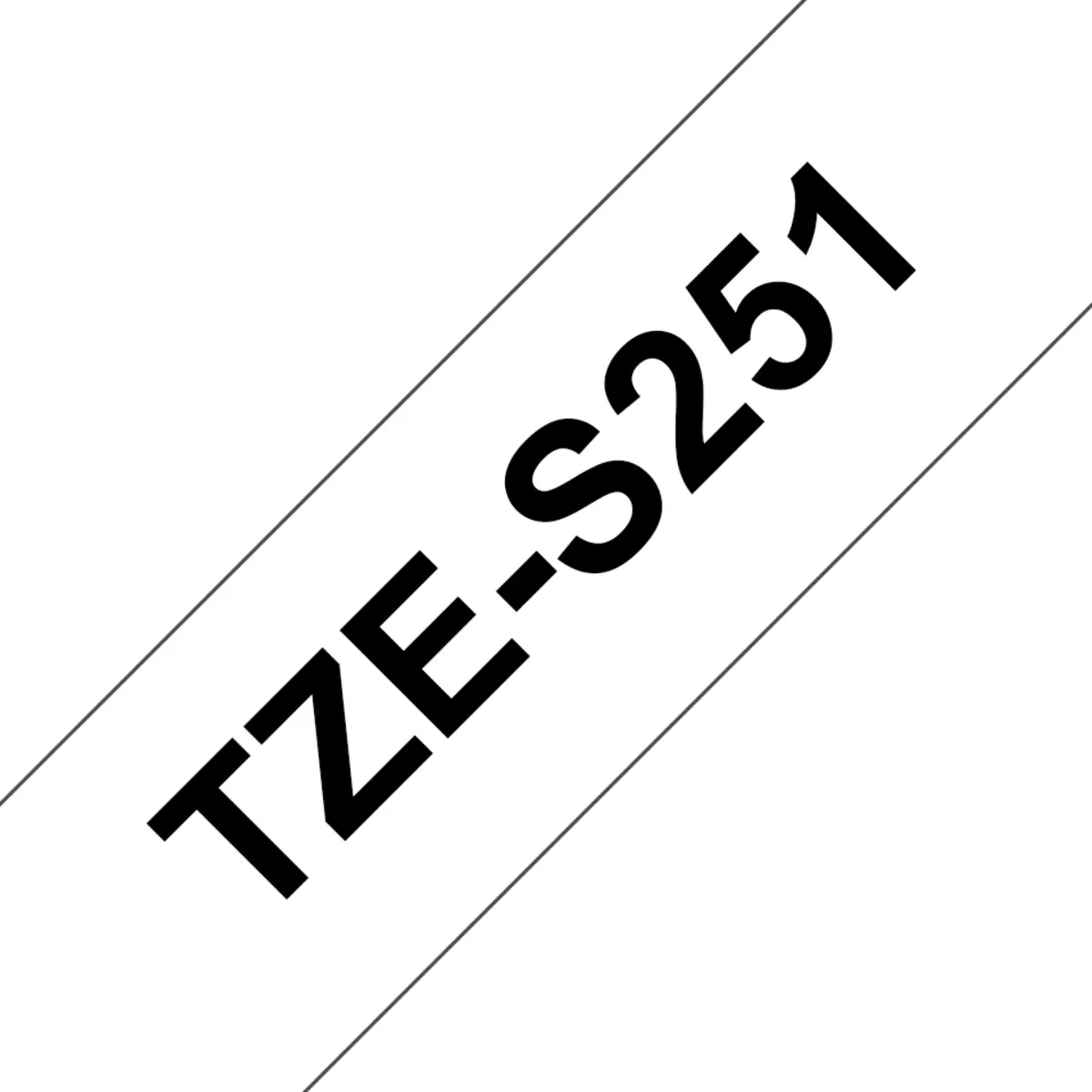Bredher TZ eS251 laminated glueband black to white 24mm