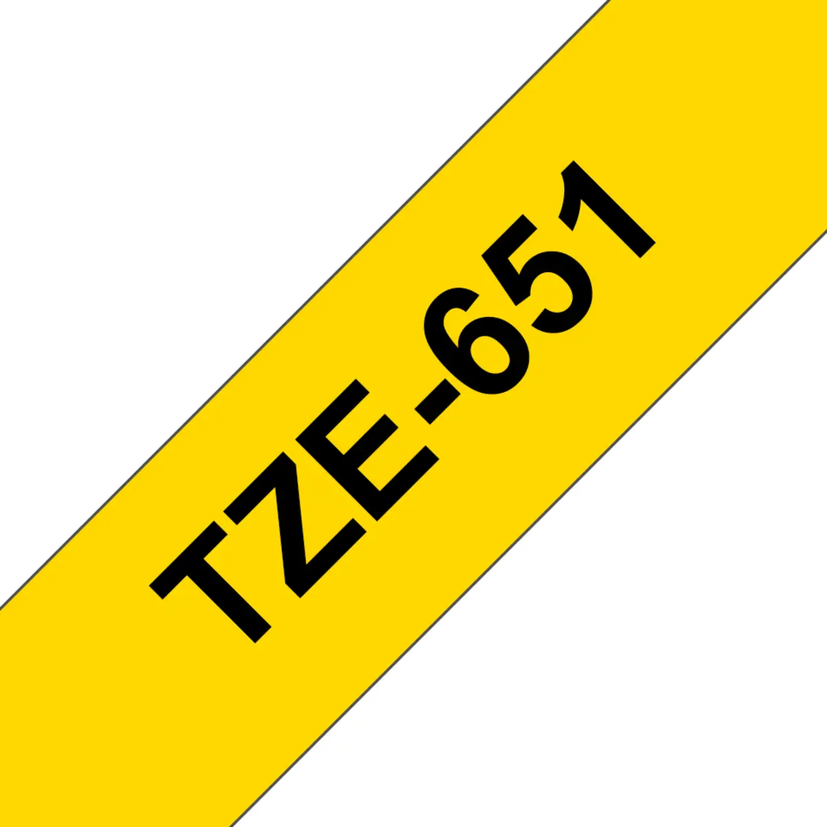 Bredher band 24mm black to yellow for P-Touch 350/540/2400series/2500/2700VP/3600/9200PC