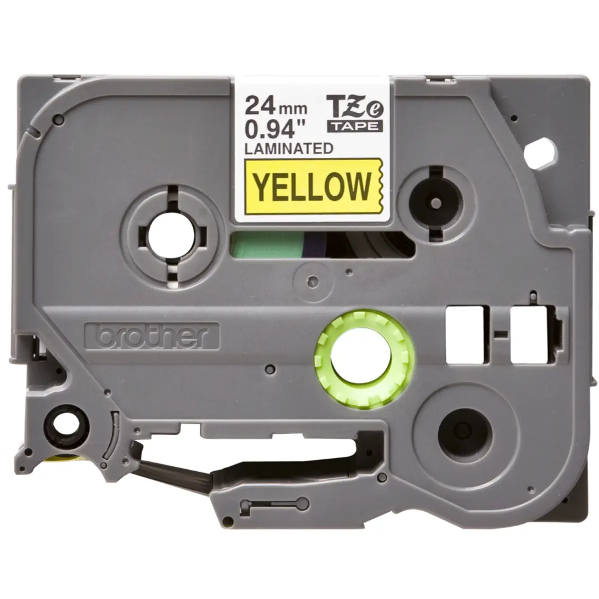 Bredher band 24mm black to yellow for P-Touch 350/540/2400series/2500/2700VP/3600/9200PC