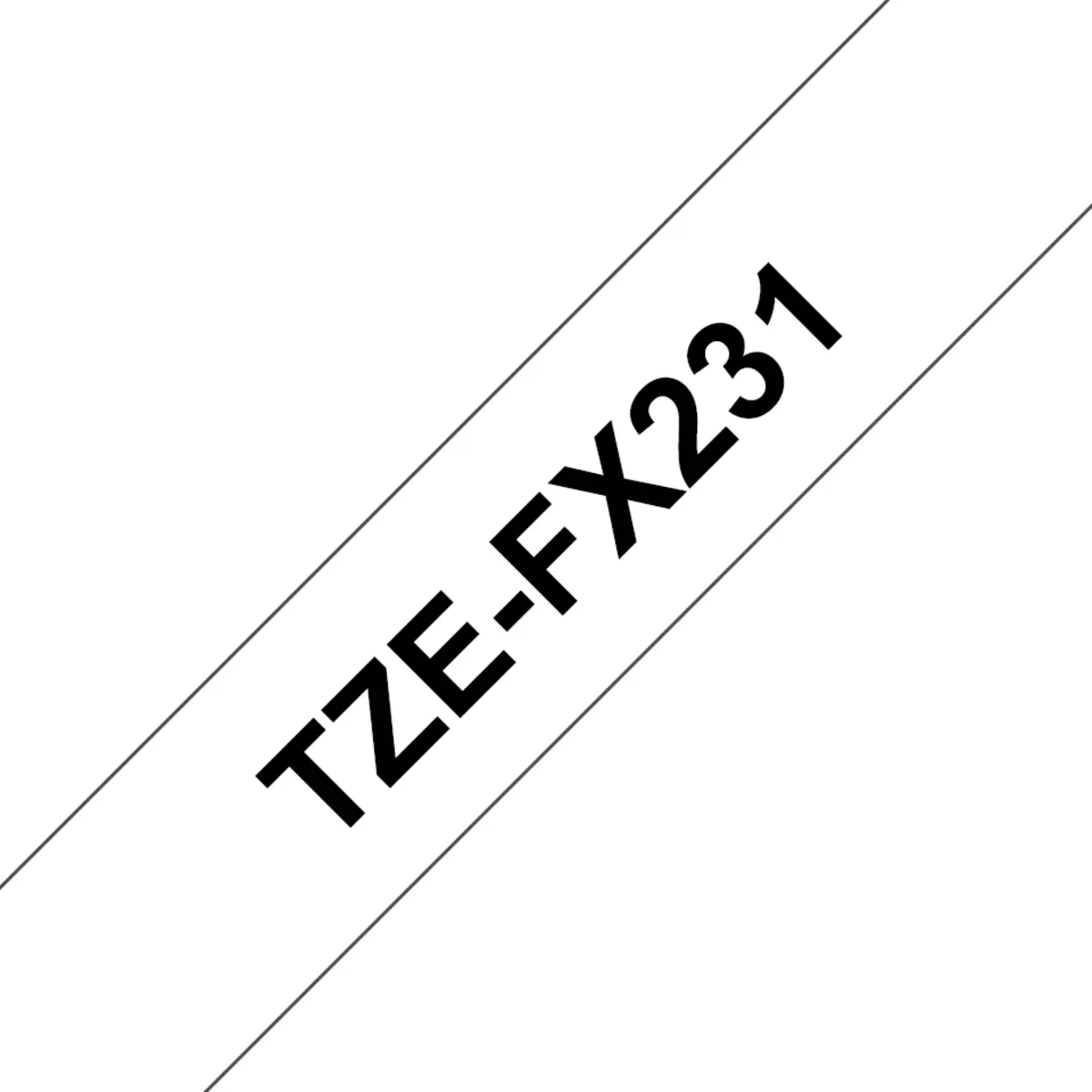 Bredher band TZeFX231 Flexitape black to white