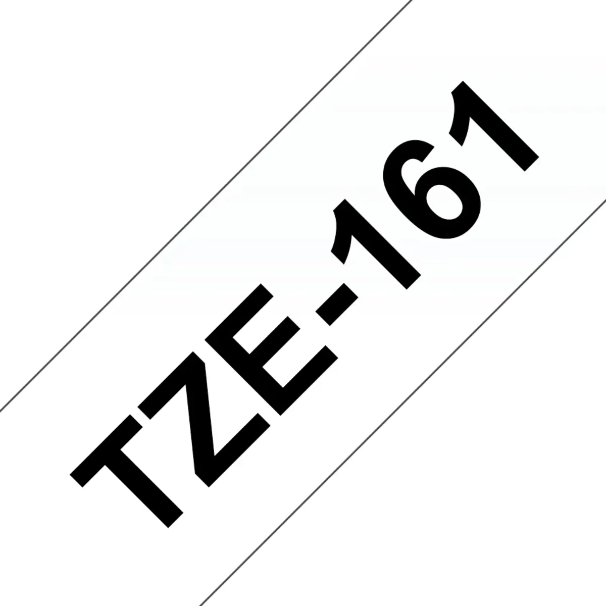 TZe 161 Schriftbandkassette schwarz auf durchsichtig 3,6cmx8m 1 Rolle