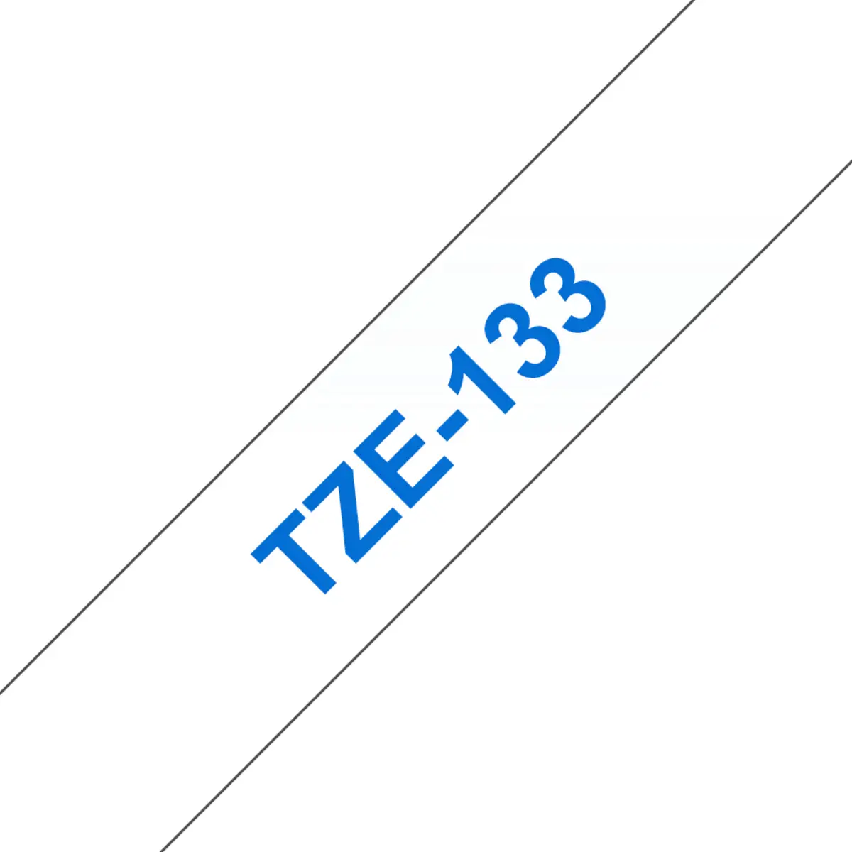 Bredher TZE133 bandcassette blue to transparent for P-Touch GL-H105, PT-1000, 1010, 1080, 1090, 1280, 1290, 203