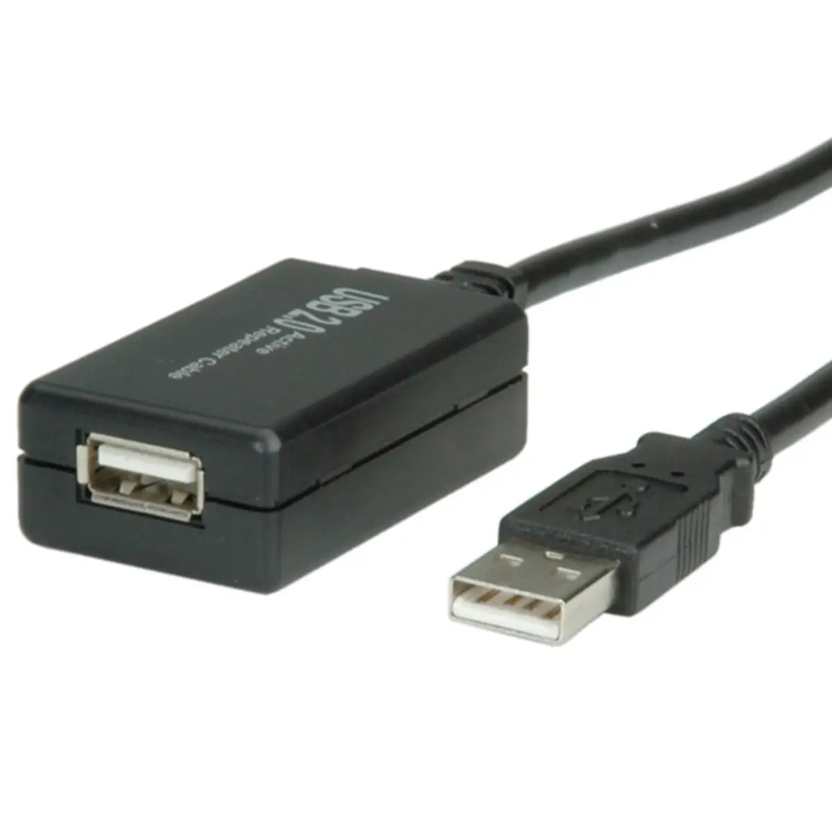 USB2.0 extensionscable plug A/socket A active 12m