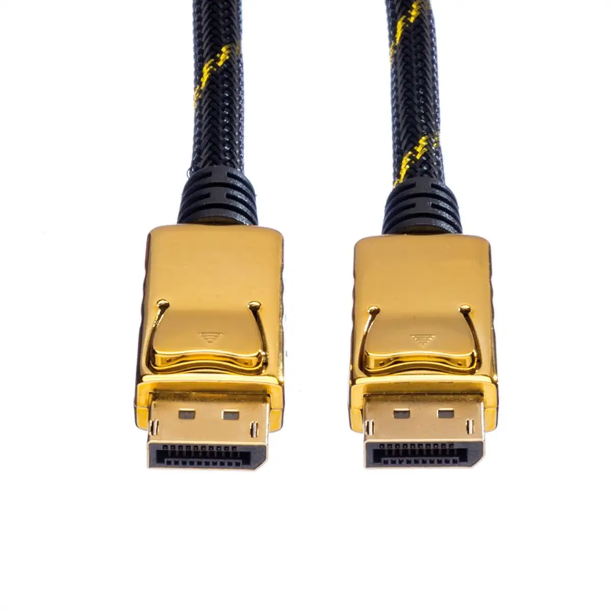 DisplayPort Kabel DisplayPort/DisplayPort Stecker/Stecker Schwarz/gold 2m