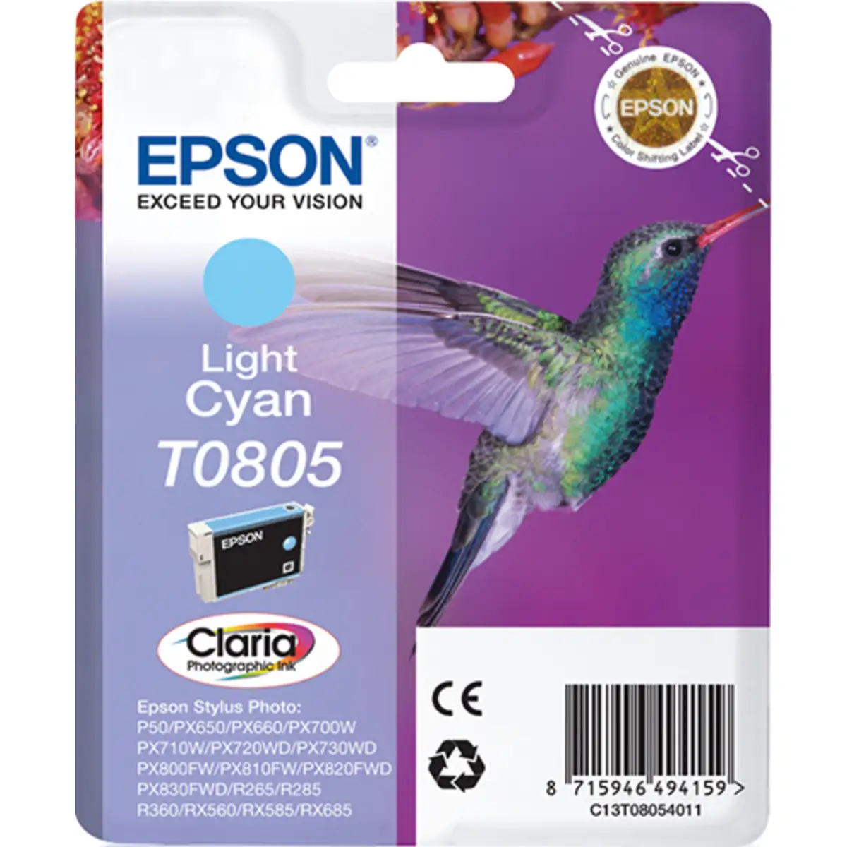 Ink Cartridge C13T08054011 bright cyan