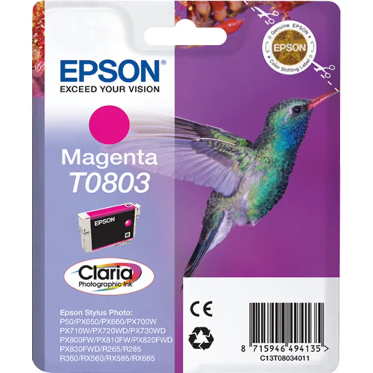 Ink Cartridge T0803 magenta