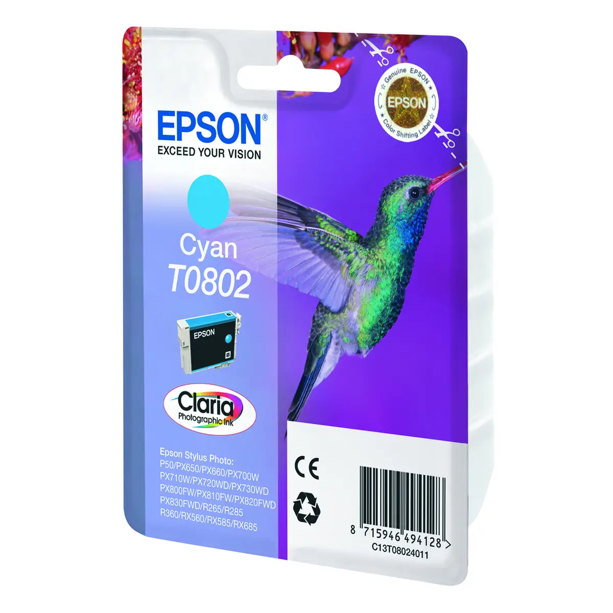 Ink Cartridge C13T08024011 cyan