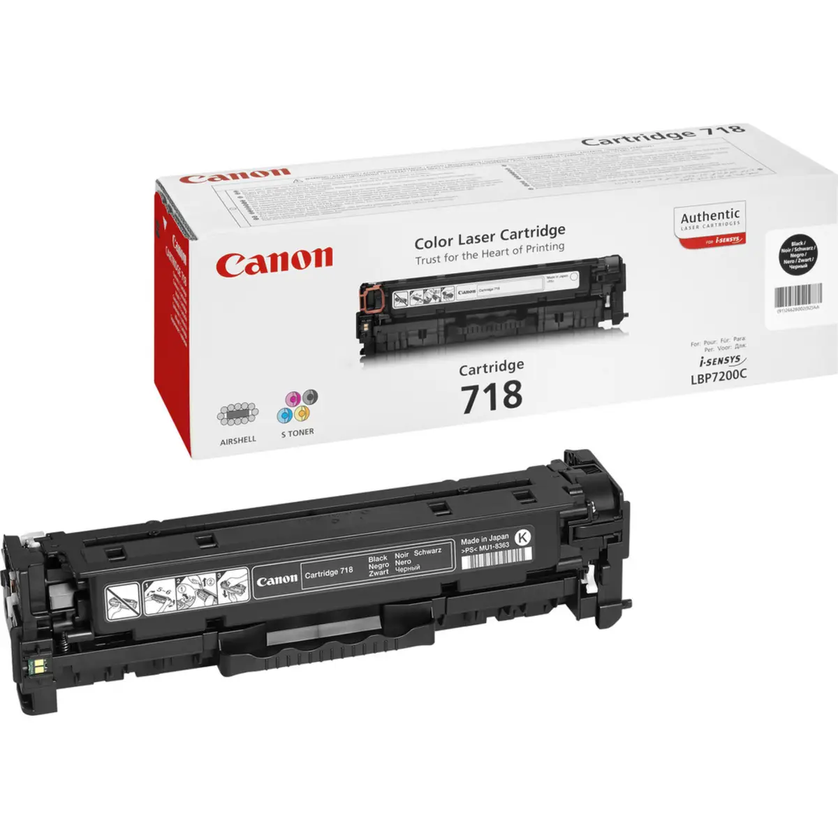 Toner 2662B005 each ca. 3400 pages black, 2er pack