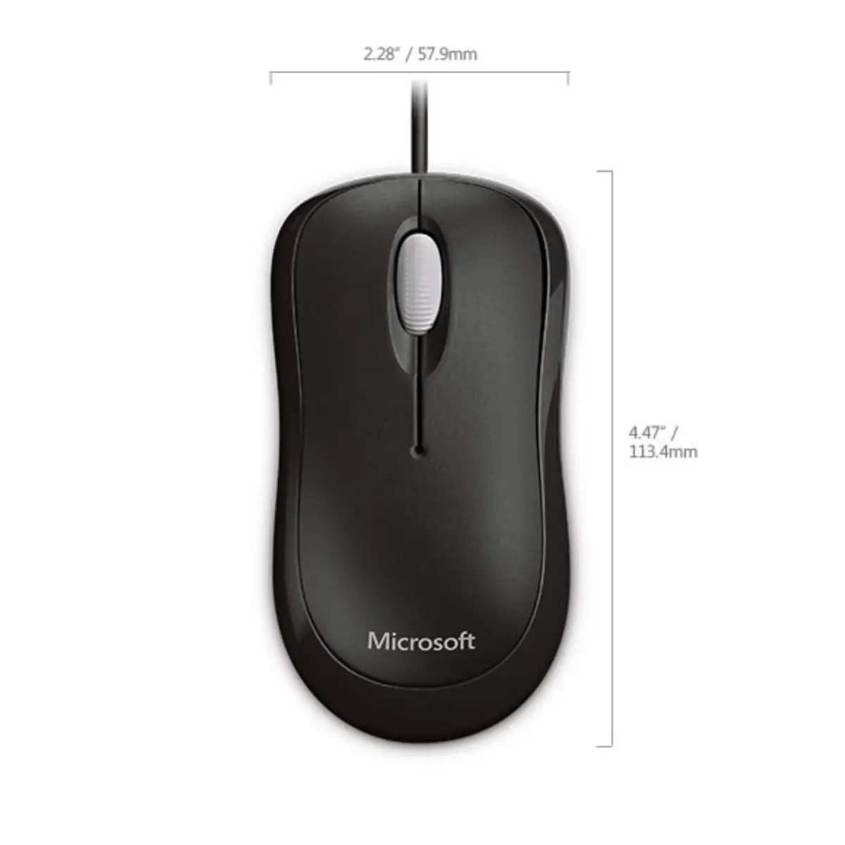 Basic Optical Mouse for Business PS/2/USB black
