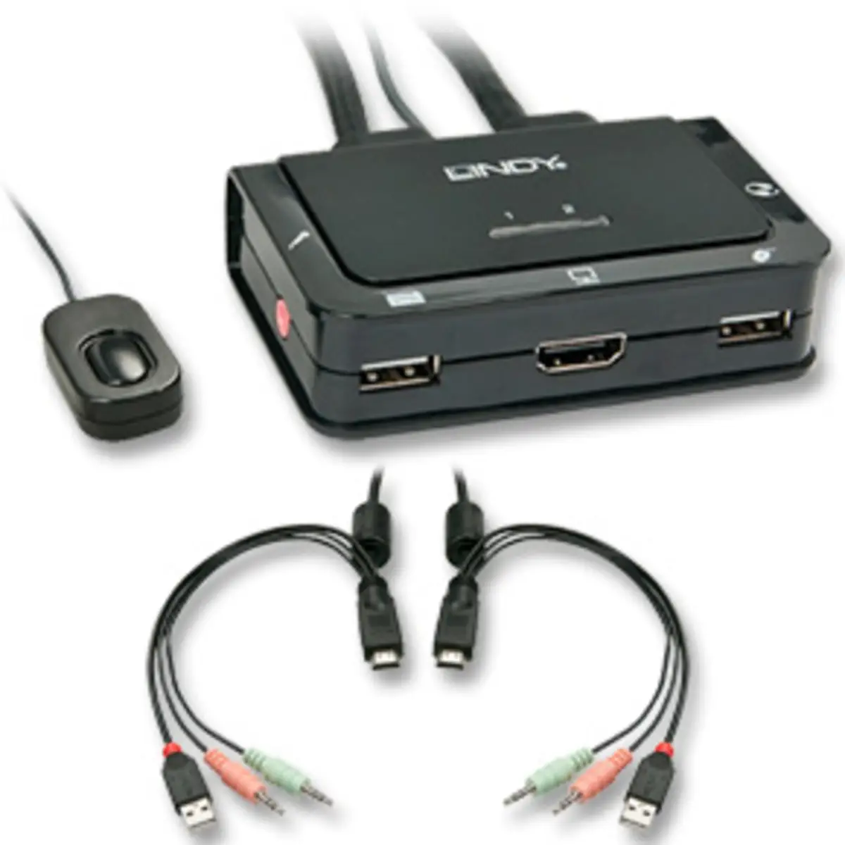 HDMI KVM Switch Compact 2 Port