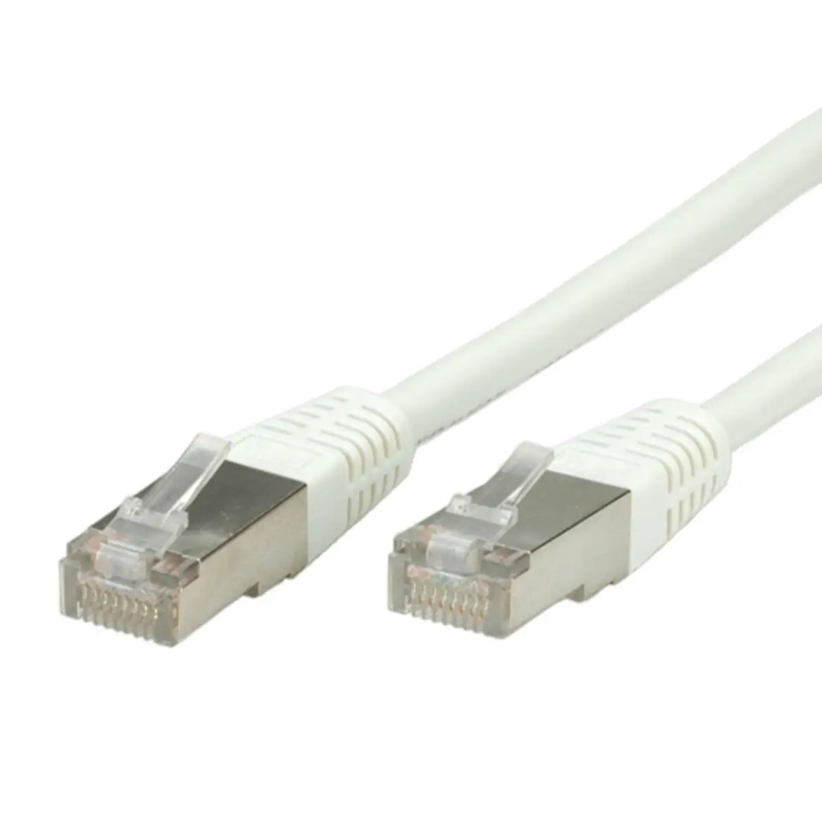 Patchkabel RJ-45 S/FTP Cat6 Weiß 0,5m