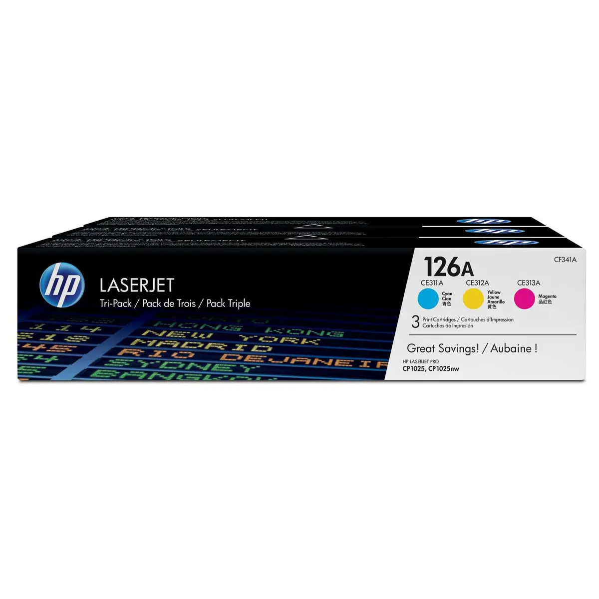 Toner CF341A ca. 1000 Seiten cyan, gelb, magenta Rainbow Kit