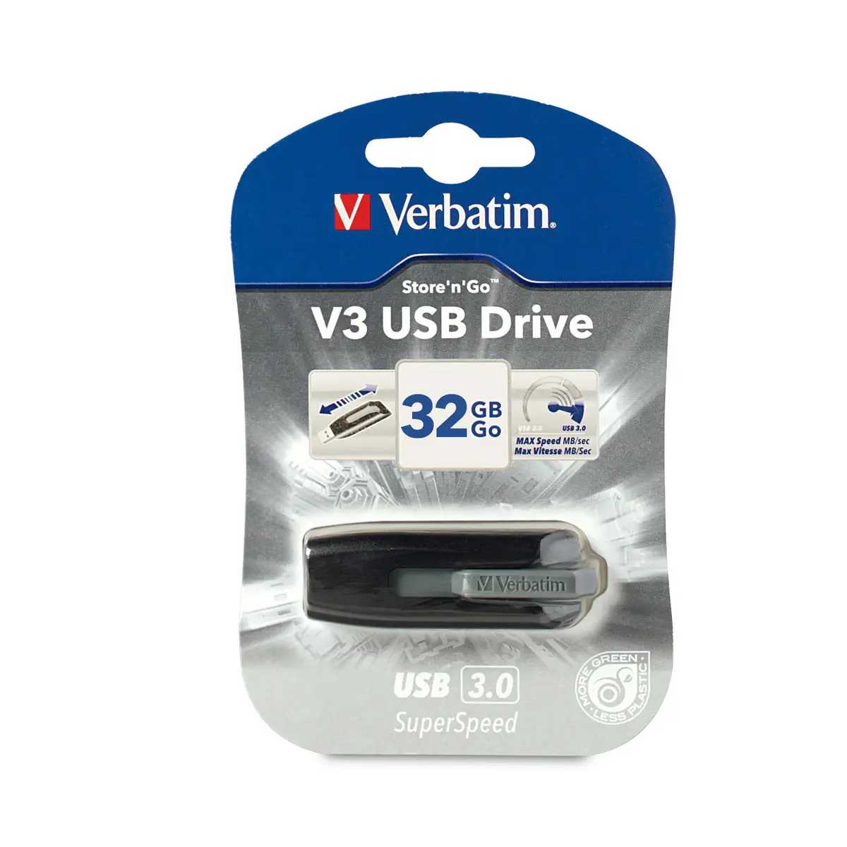 Store n Go V3 32GB USB3.0-Stick black