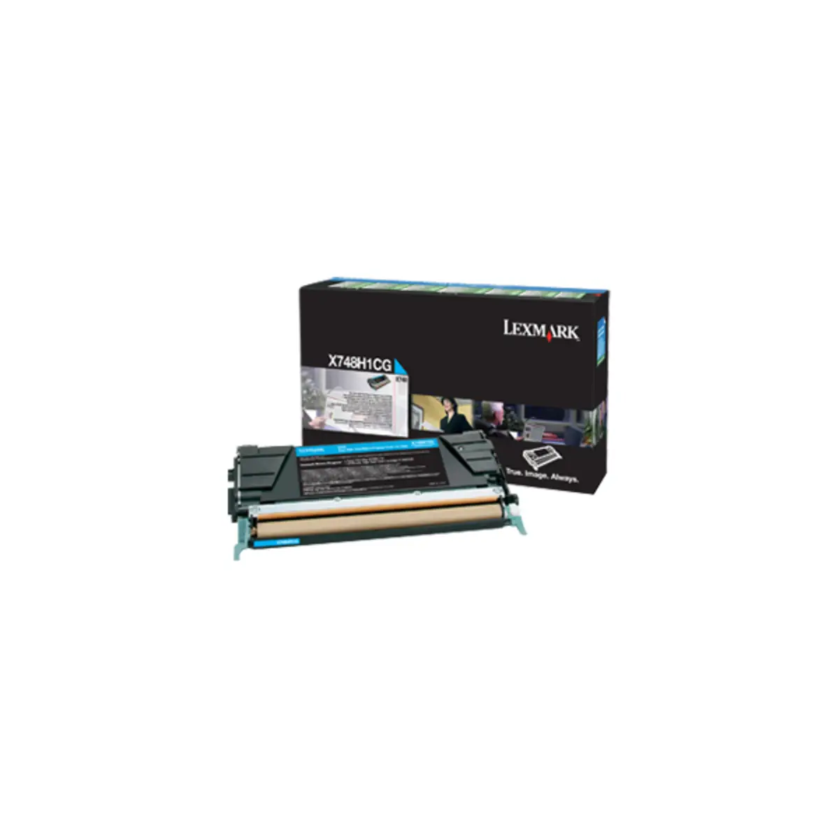 Toner X748H1CG ca. 10000 pages cyan