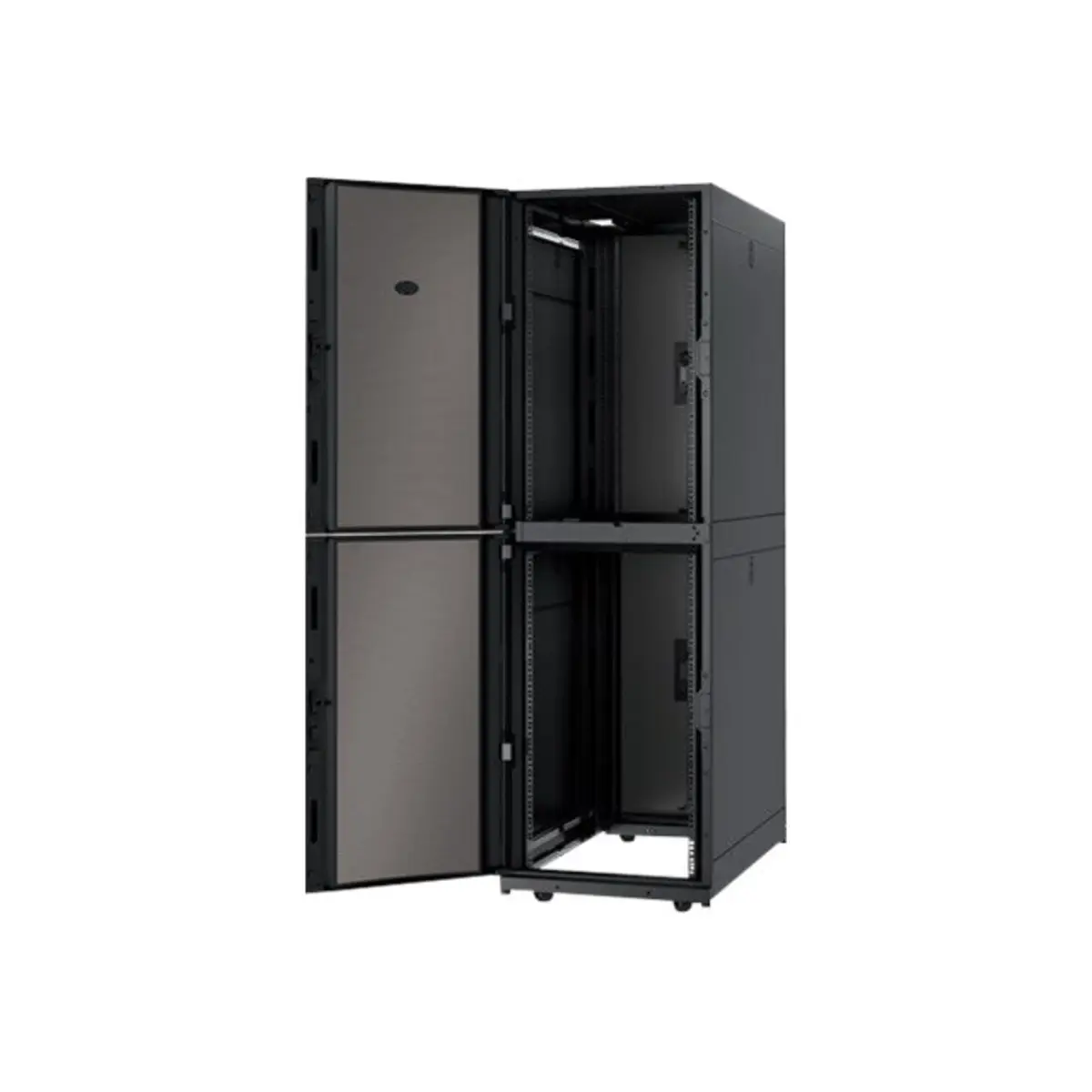 NetShelter SX Colocation mit schwarzen Seitenteilen 2x20HE 600x1070mm (BxT)