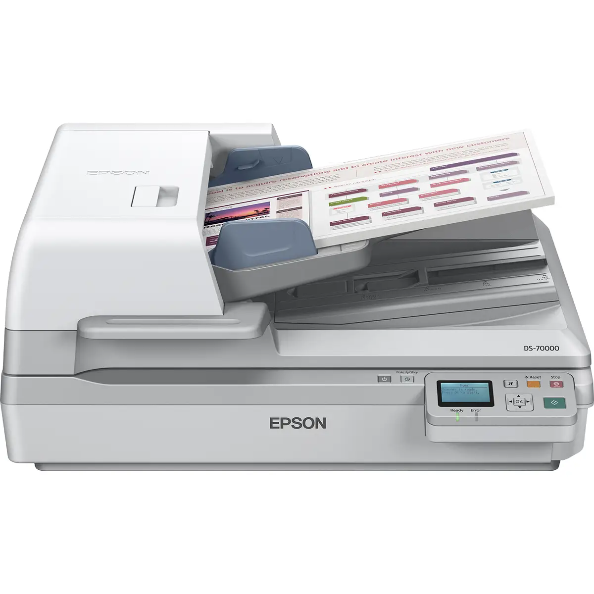 Workforce DS-70000N Flachbettscanner inkl. Dokumenteneinzug A3 600x600 DPI
