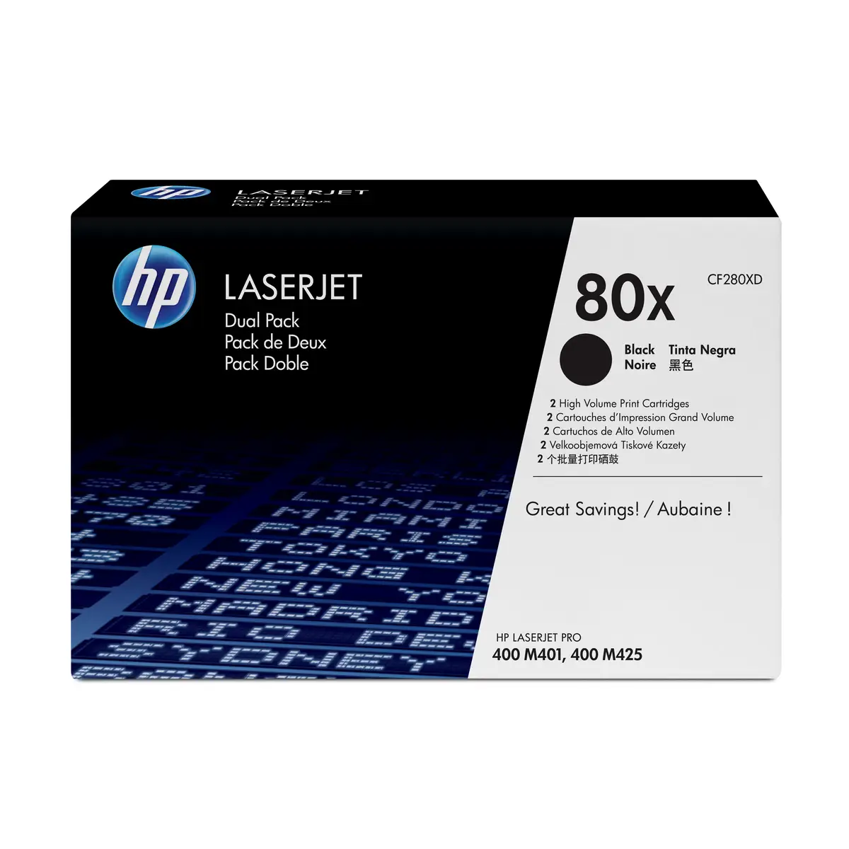 Toner CF280XD ca. je 6900 pages black Twinpack