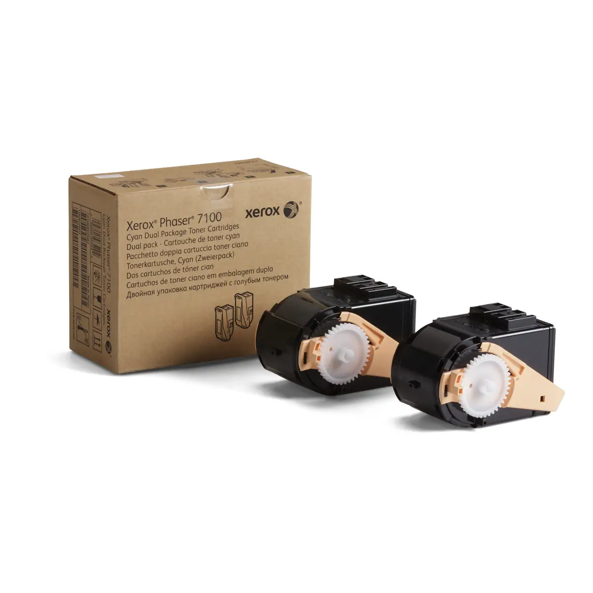 Toner 106R02602 ca. je 4500 Seiten cyan Twinpack