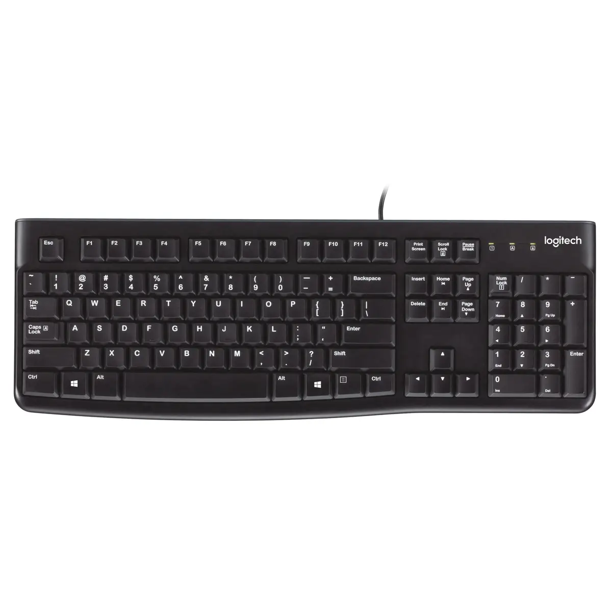 K120 keyboard USB black US Layout