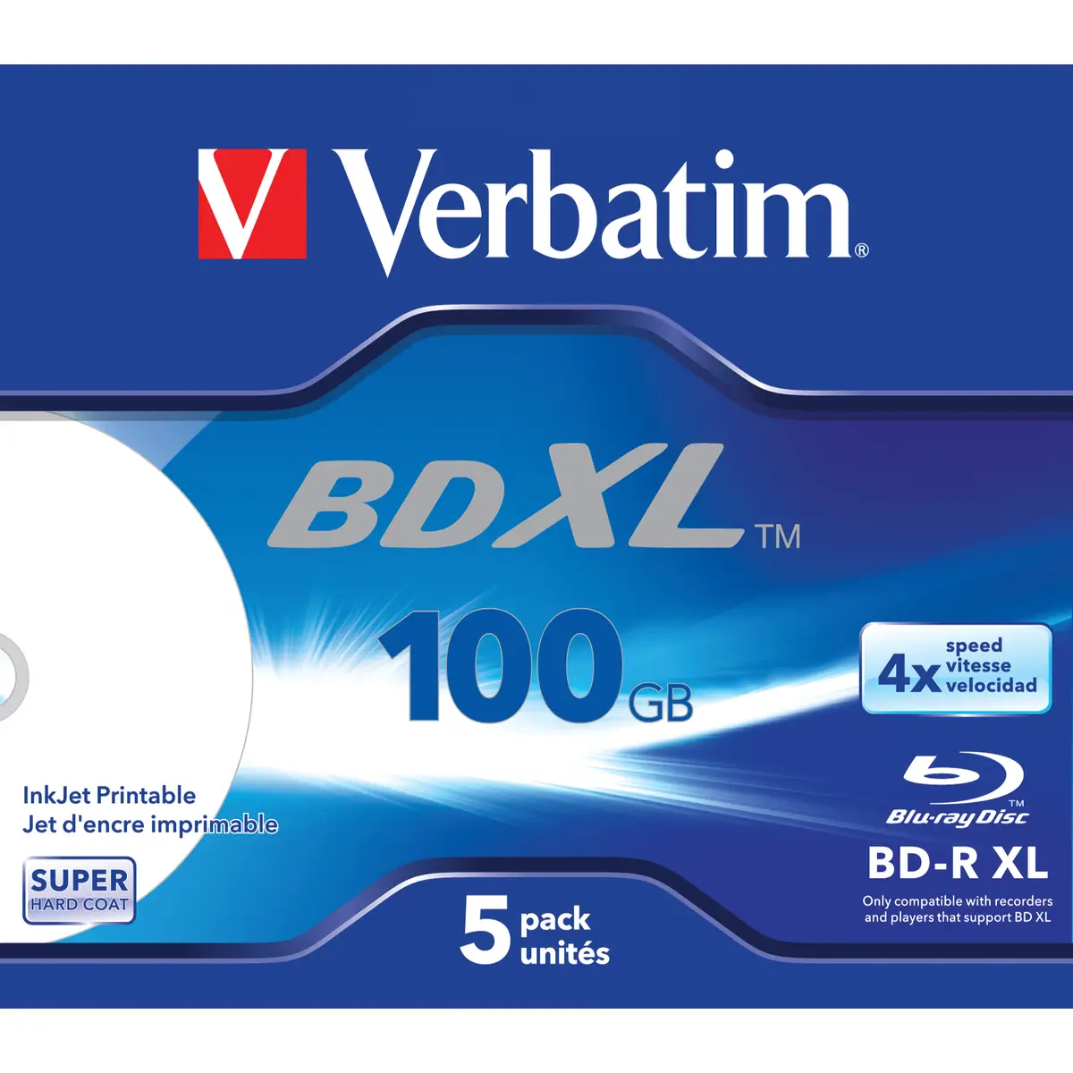 BD-R XL Rohlinge 100GB 5er Pack