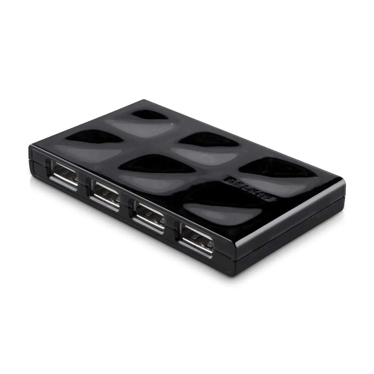 USB 2.0 Hub 7 Port schwarz extern