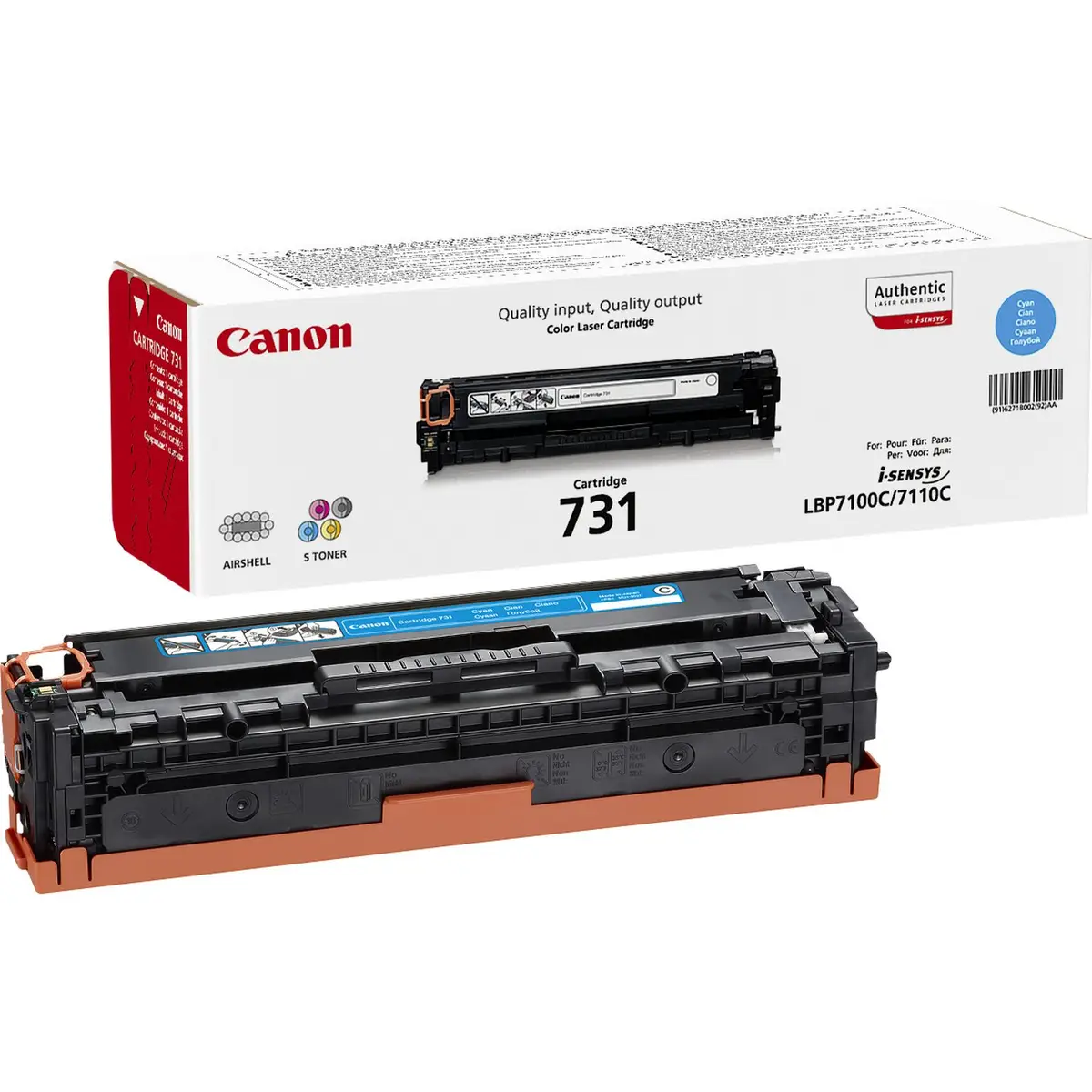 Toner 6271B002 ca. 1500 pages cyan