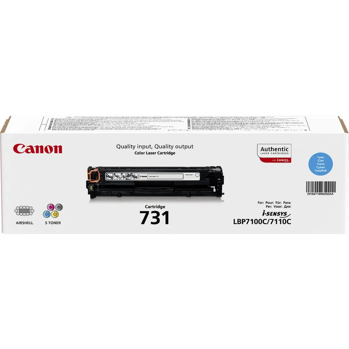 Toner 6271B002 ca. 1500 pages cyan