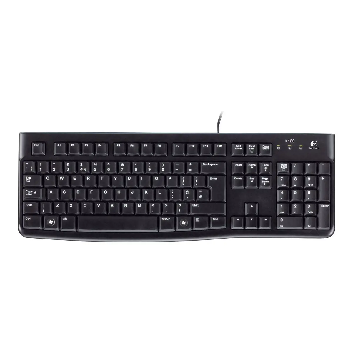 K120 Tastatur für Business Layout US
