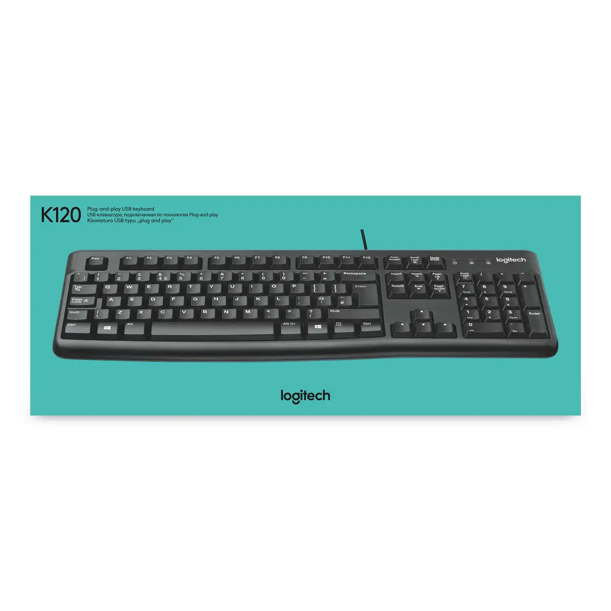 K120 Tastatur für Business Layout US