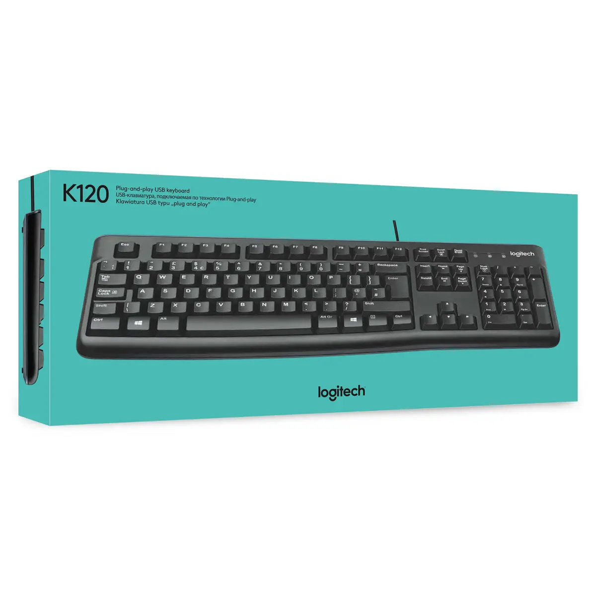 K120 Tastatur für Business Layout US