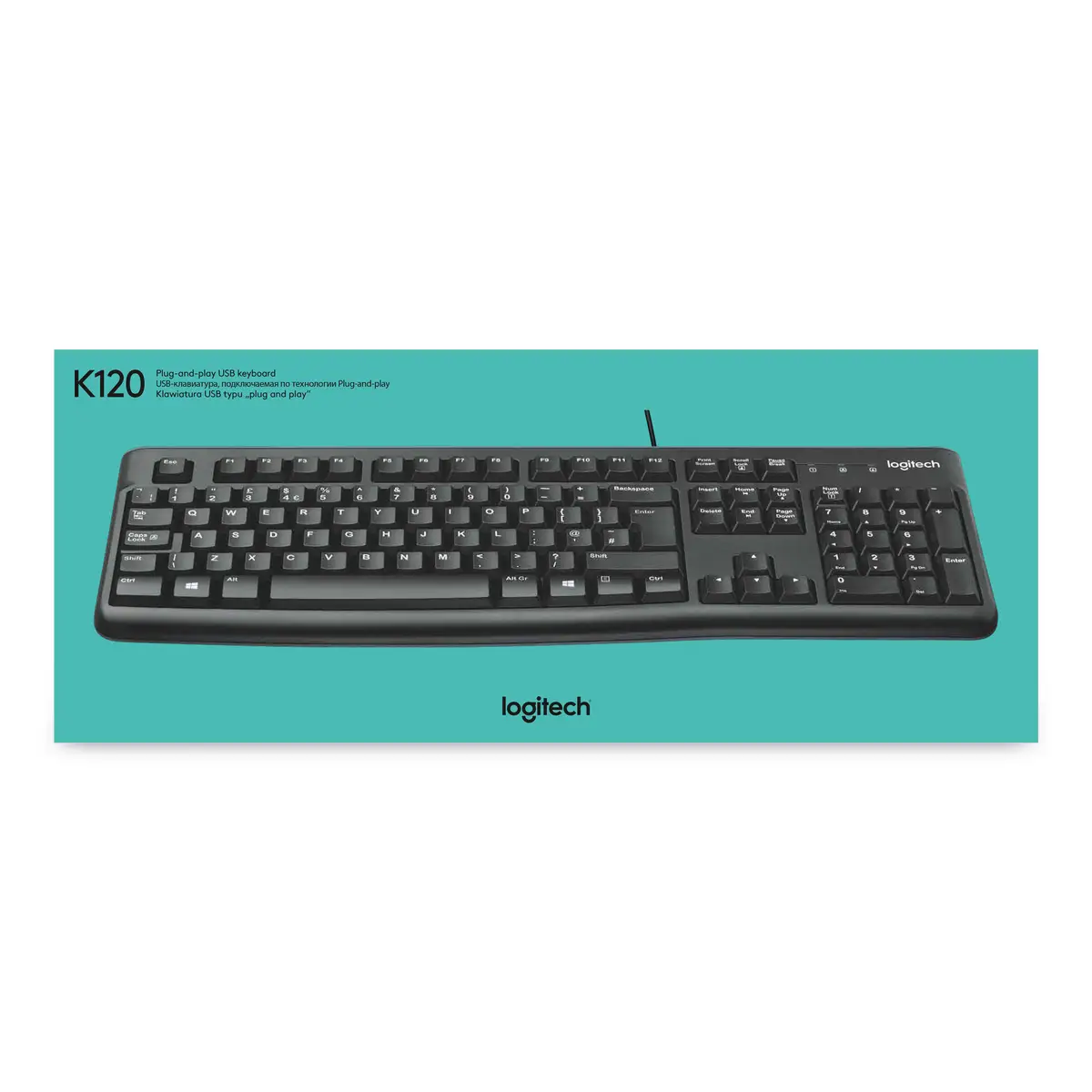 K120 Tastatur für Business Layout US