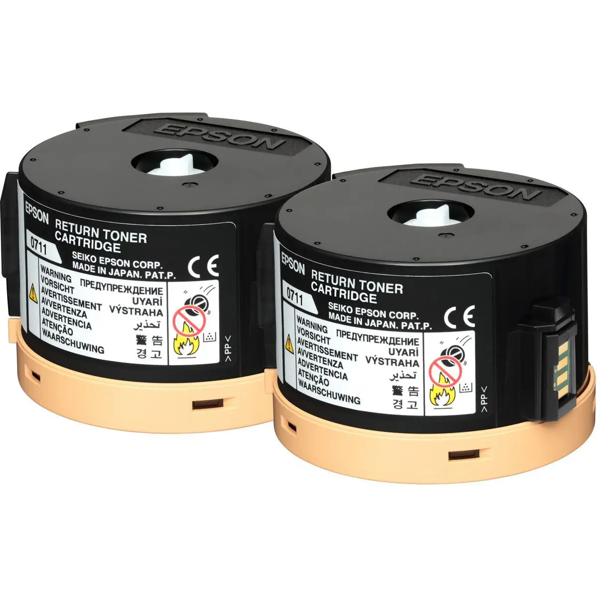 Toner C13S050711 ca. 2500 pages black Twinpack