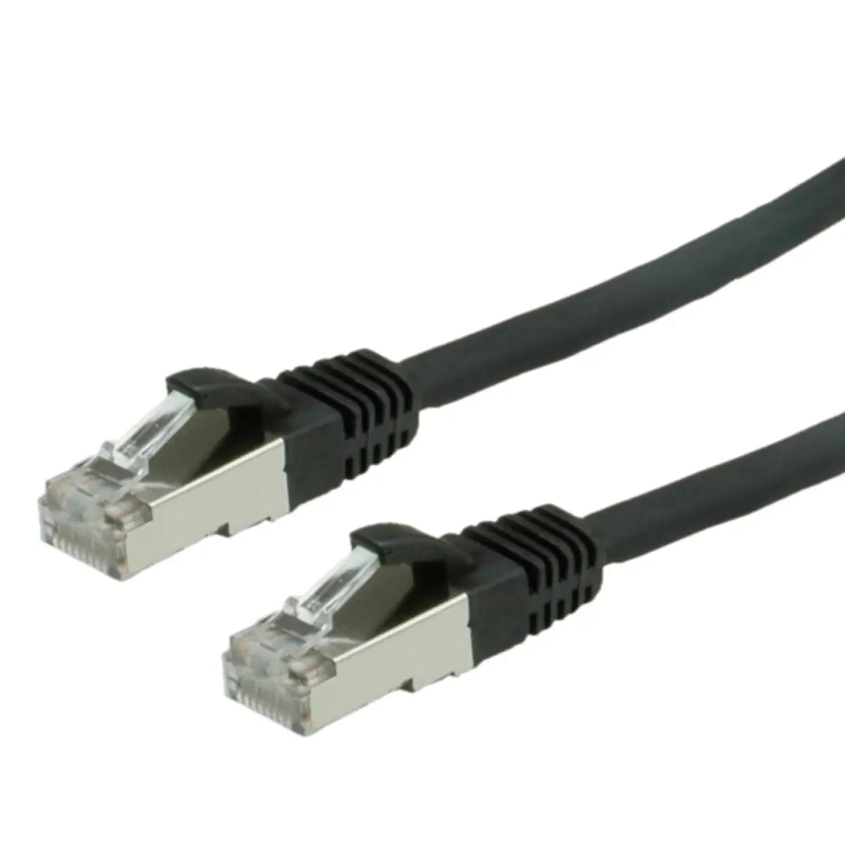Patch Cable RJ-45 S/FTP Cat6 Black 2m