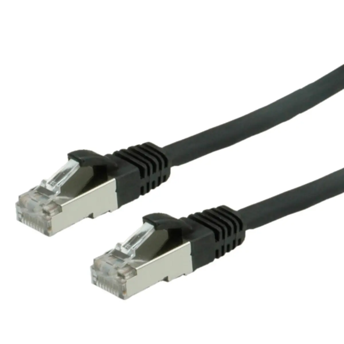 Patch Cable RJ-45 S/FTP Cat6 Black 2m