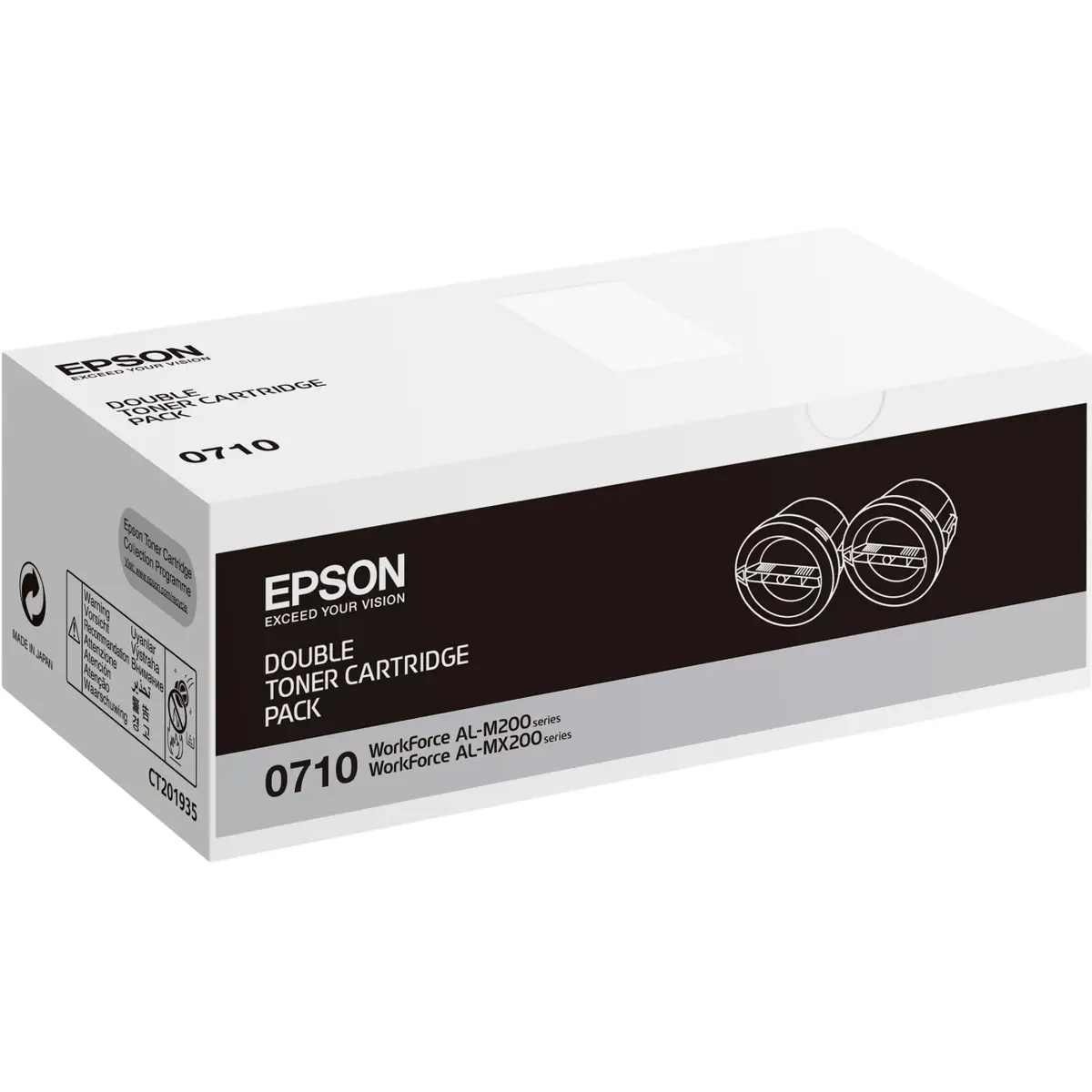 Toner C13S050710 ca. 2500 pages black Twinpack