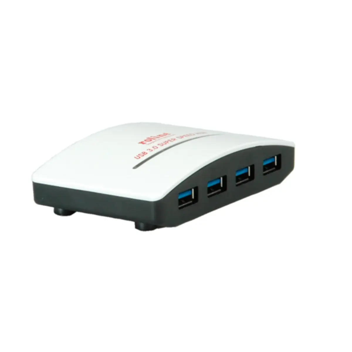 USB 3.2 Gen 1 Hub "Black and White" 4 Ports mit Netzteil