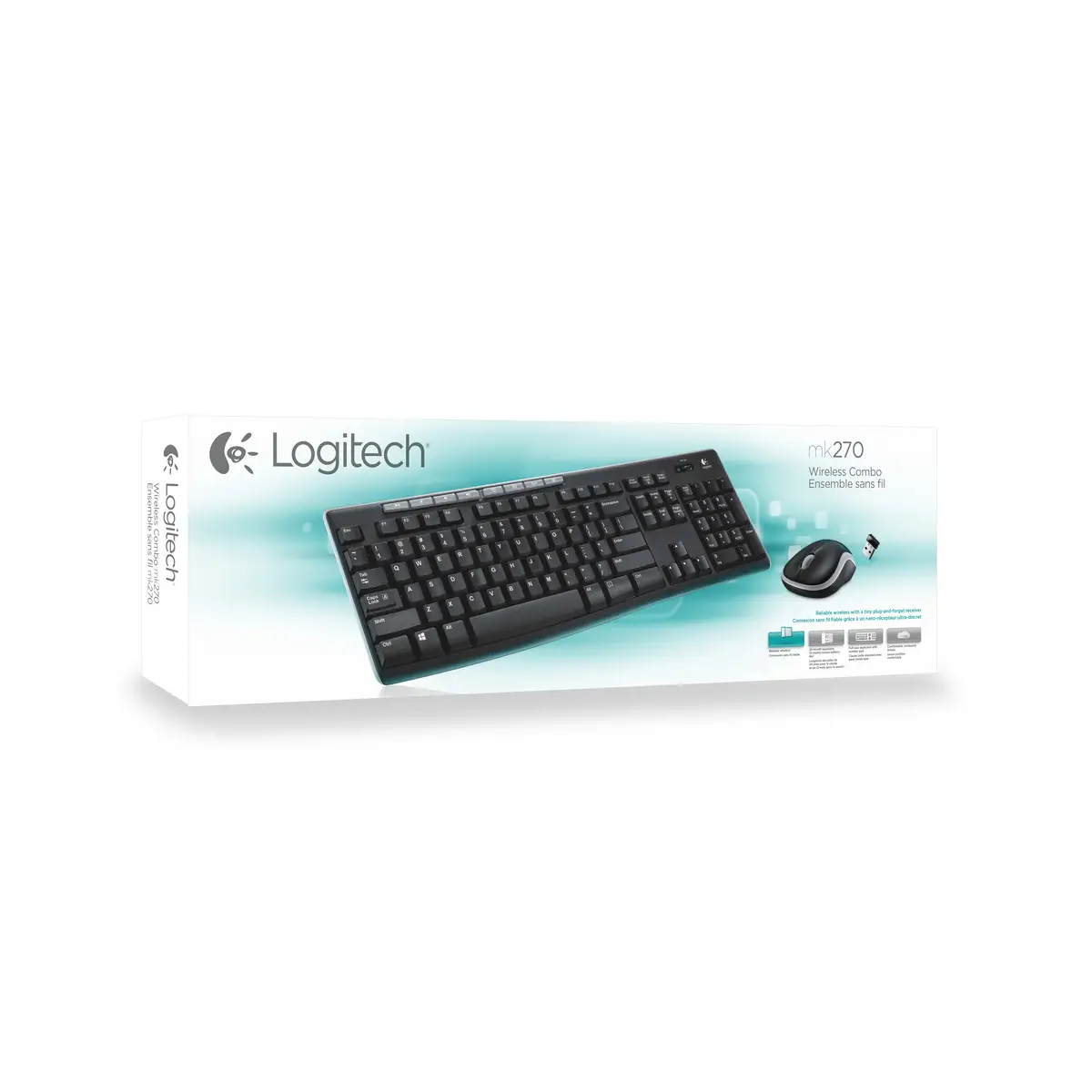 MK270 Tastatur und Maus Set USB schwarz