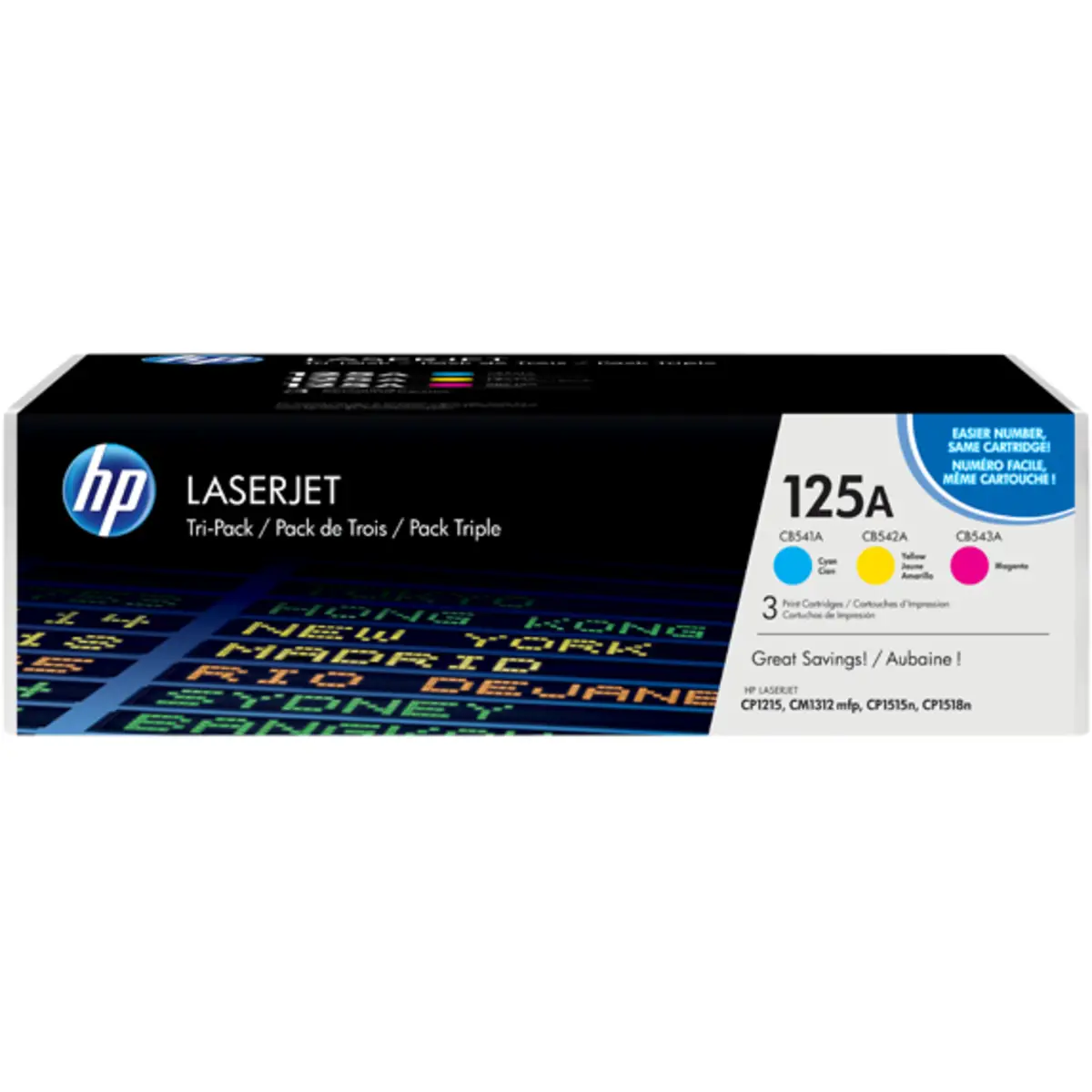 Toner CF373AM ca. 1500 Seiten cyan, gelb, magenta