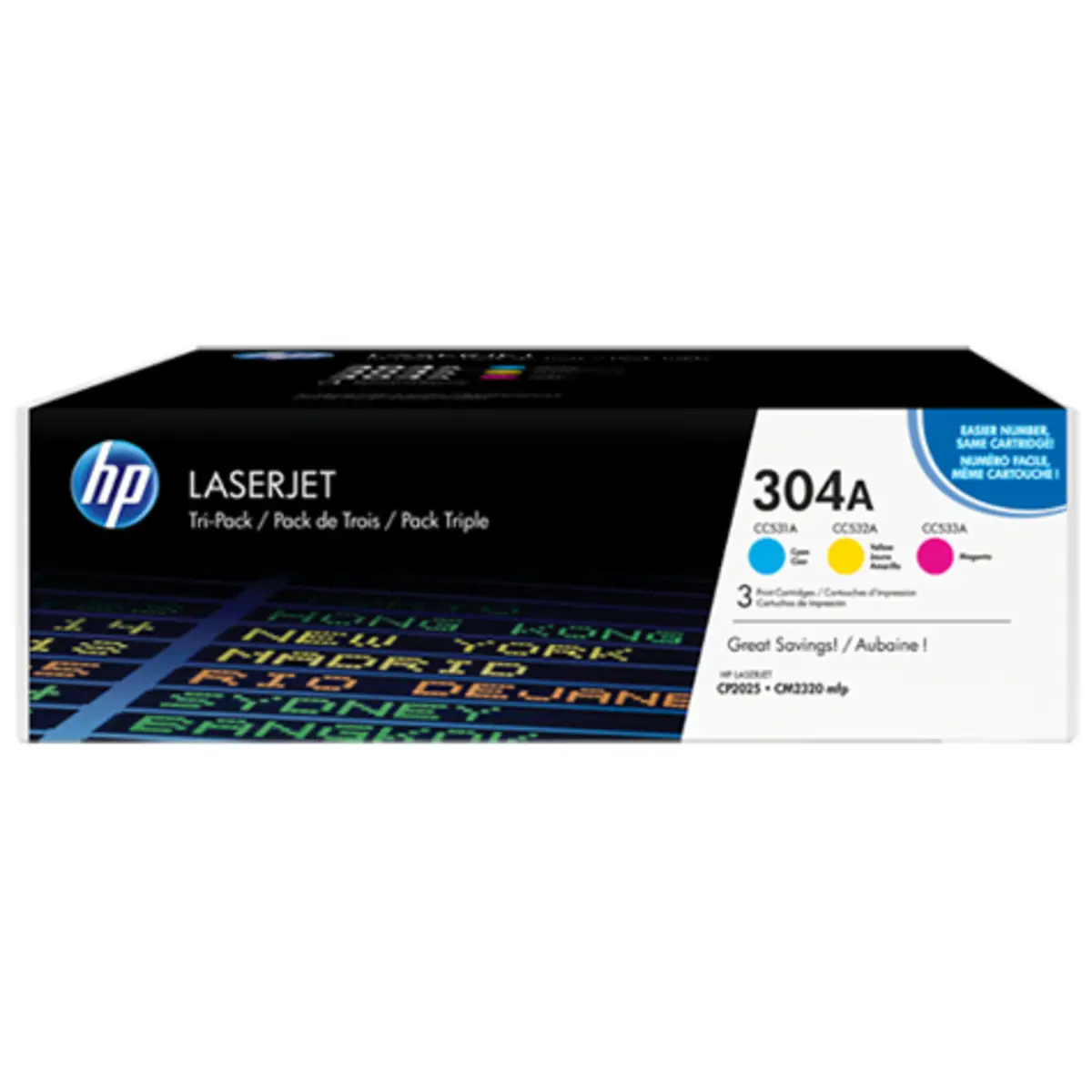 Toner CF372AM ca. 2800 Seiten cyan, gelb, magenta
