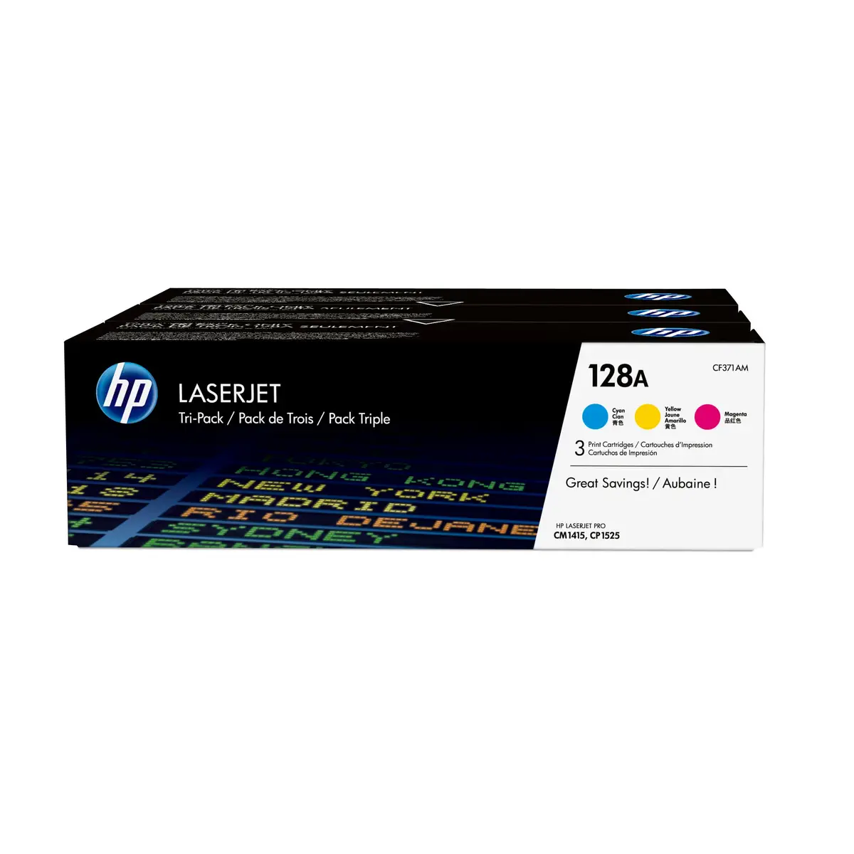 Toner CF371AM ca. 1300 Seiten cyan, gelb, magenta