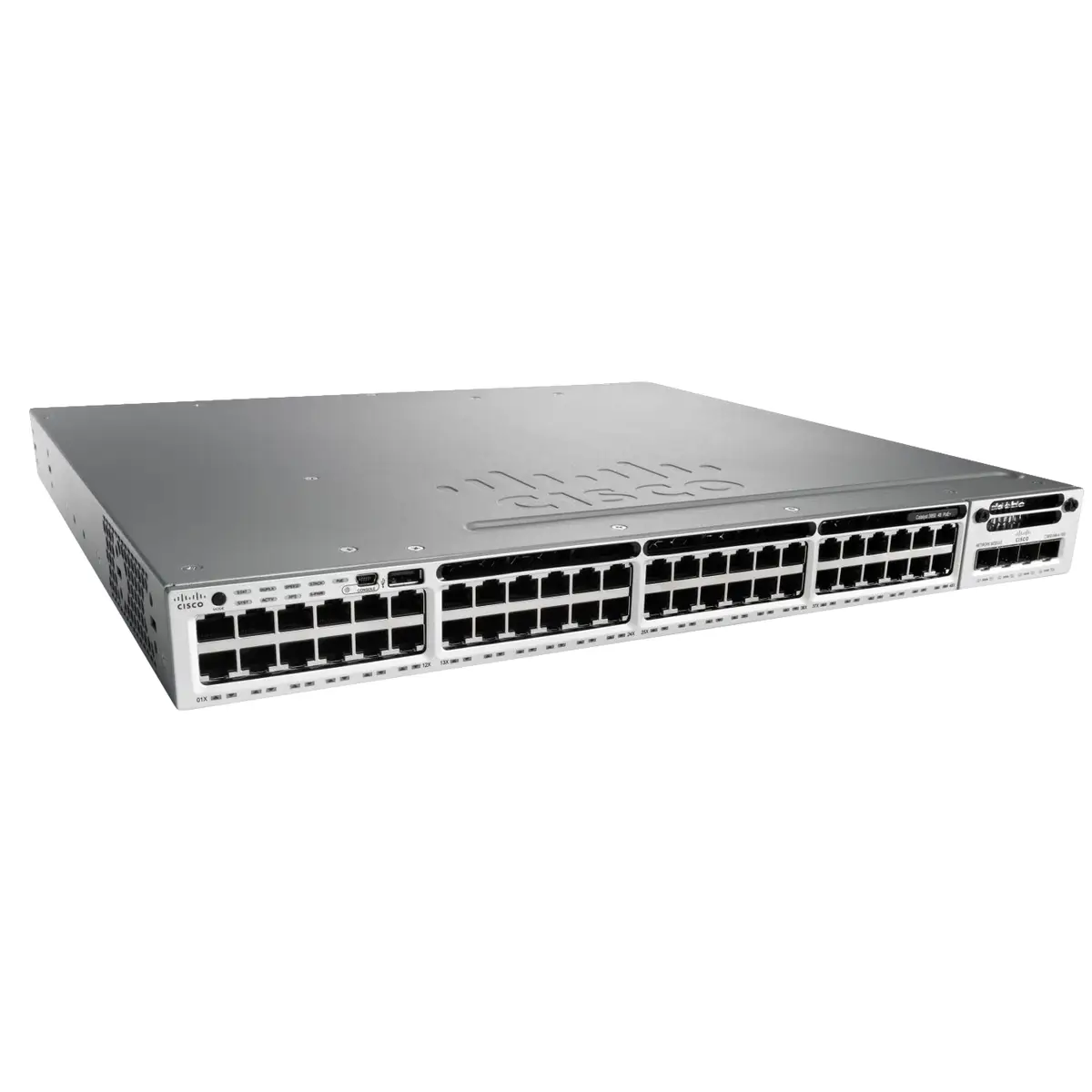 Catalyst 3850-48T-L Gigabit Ethernet Switch, 48ports, Managed 1HE