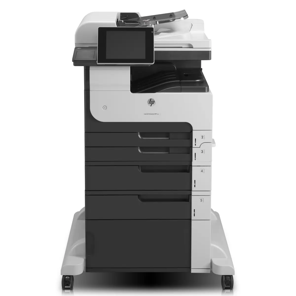 LaserJet Enterprise 700 MFP M725f, A4, All-in-One, Printer/Copier/Scanner/Fax, Laser printer, Duplex, print: 1200x1200dpi, copy: 600x600dp, 25-400%, scan: 600dpi, fax: 33,6Kbps, 1x500 Sheet paper feeder, USB