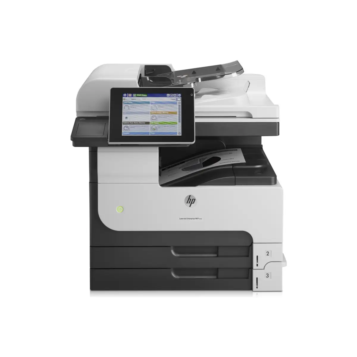 LaserJet Enterprise 700 MFP M725dn, A4, All-in-One, Printer/Copier/Scanner, Laser printer, Duplex, print: 1200x1200dpi, copy: 600x600dp, 25-400%, scan: 600dpi 350 Sheet paper feeder, USB2.0/Gigabit Ethernet,