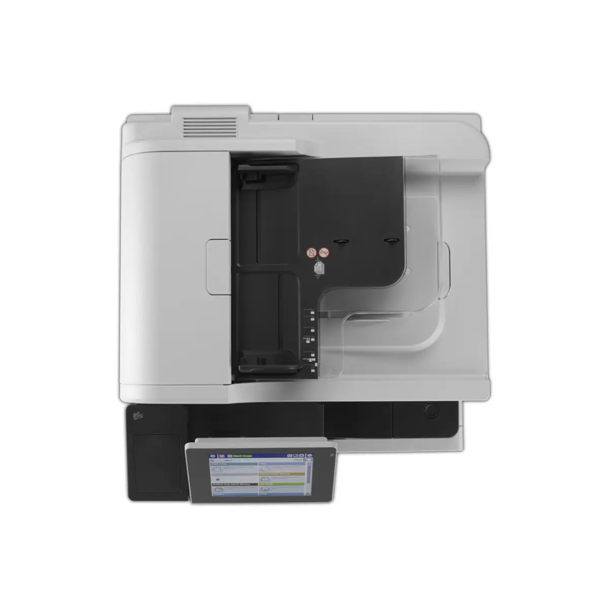 LaserJet Enterprise 700 MFP M725dn, A4, All-in-One, Printer/Copier/Scanner, Laser printer, Duplex, print: 1200x1200dpi, copy: 600x600dp, 25-400%, scan: 600dpi 350 Sheet paper feeder, USB2.0/Gigabit Ethernet,