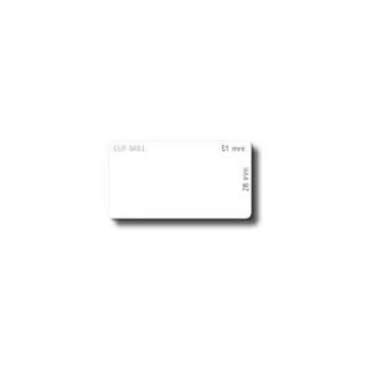 Thermoetikett 28x51mm 220 Etiketten/Rolle weiß