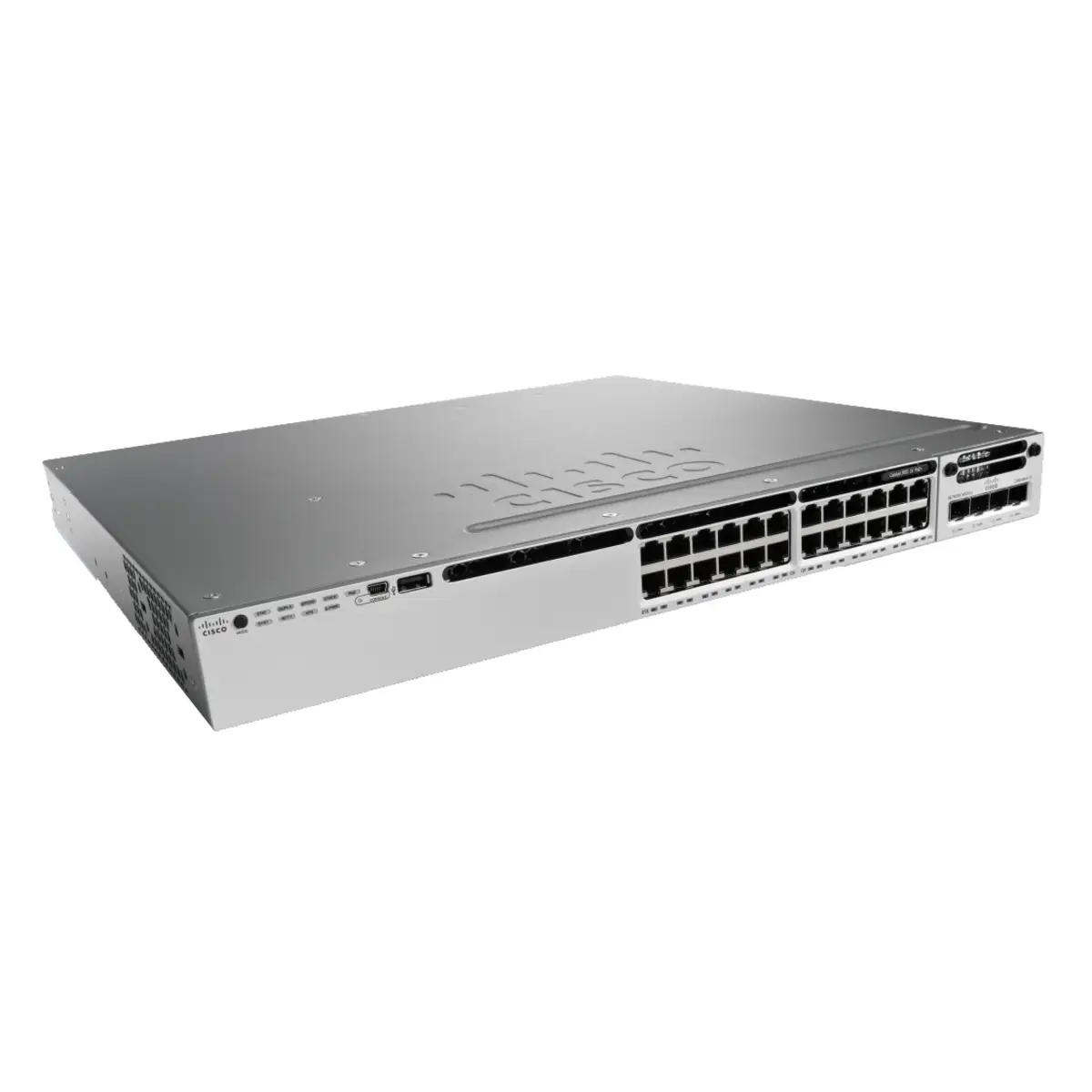 Catalyst 3850-24P-L Gigabit Ethernet Switch, 24ports, Managed Desktop,an Rack montierbar, 1HE, PoE